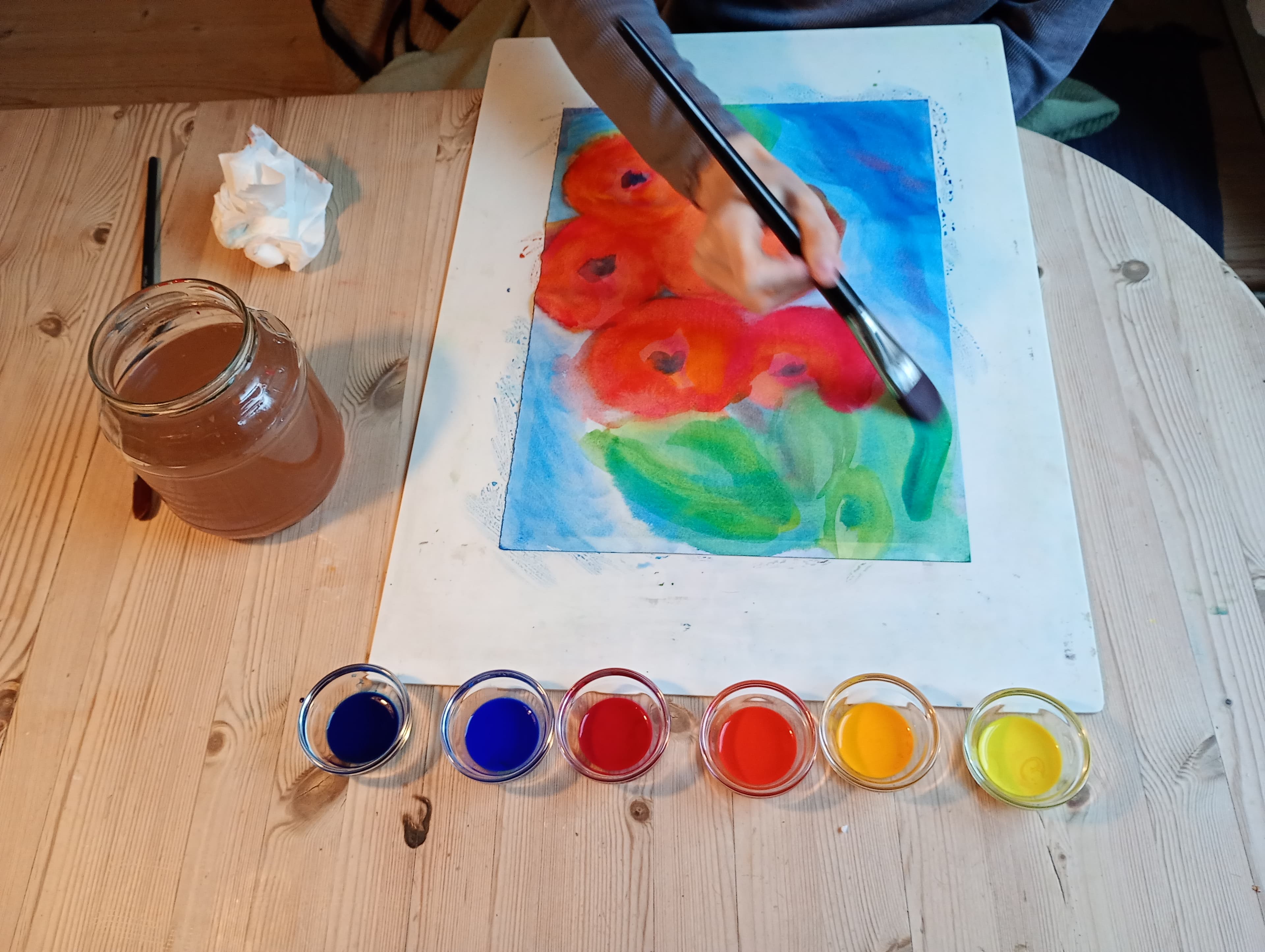 Kunstterapi materialer